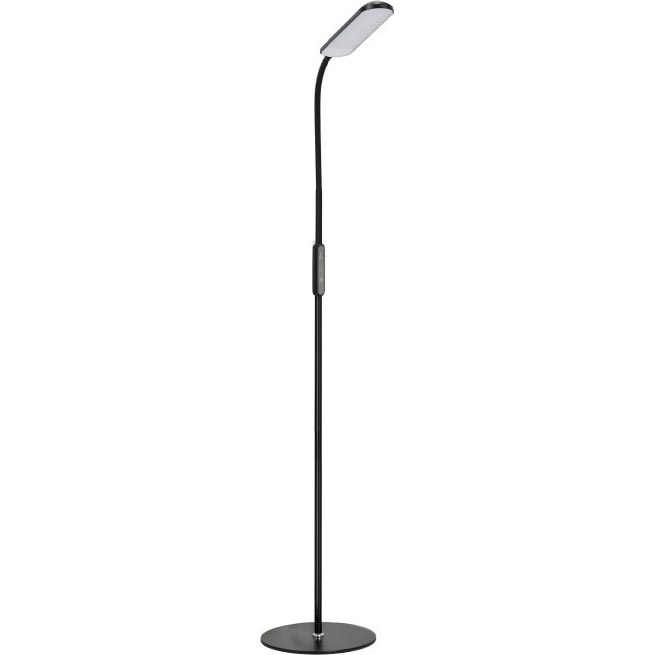 Dimbare LED Staande lamp TEILO LED/10W/230V 3000/4000/6500K zwart + afstandsbediening