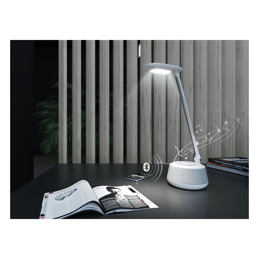 Dimbare LED Tafel Lamp met Luidspreker MOANA MUSIC LED/6W/230V