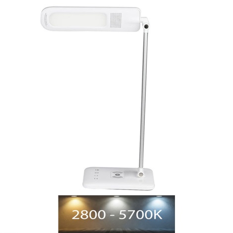 Dimbare LED Tafel Lamp met touch besturing en draadloos opladen USB LED/16W/230V 2800K-5700K