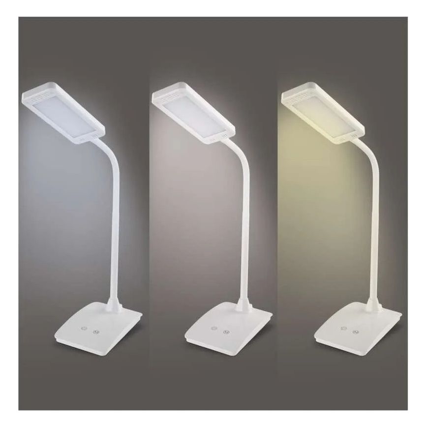 Dimbare LED-tafellamp EDDY LED/6W/230V 3000/4500/6800K wit