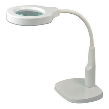 Dimbare LED tafellamp met bifocale loep LED/6W/230V 6000-7000K wit