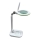 Dimbare LED-tafellamp met loep LED/7W/230V 6500K wit