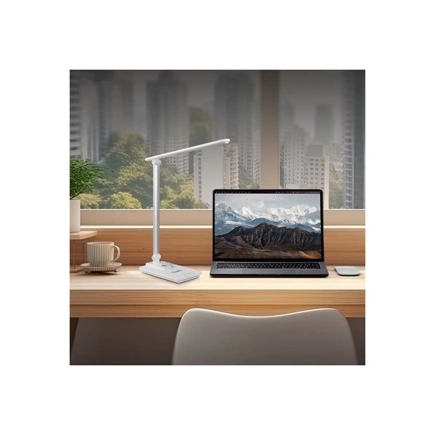 Dimbare LED tafellamp met USB LED/9W/230V 3000K/4000K/5500K wit