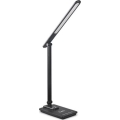 Dimbare LED tafellamp met USB LED/9W/230V 3000K/4000K/5500K zwart