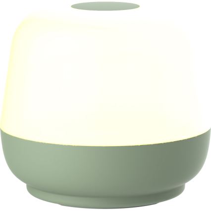 LED Dimbaar aanraken buitenshuis tafellamp SAMBA LED/1,2W/5V USB 1200 mAh IP44 groen