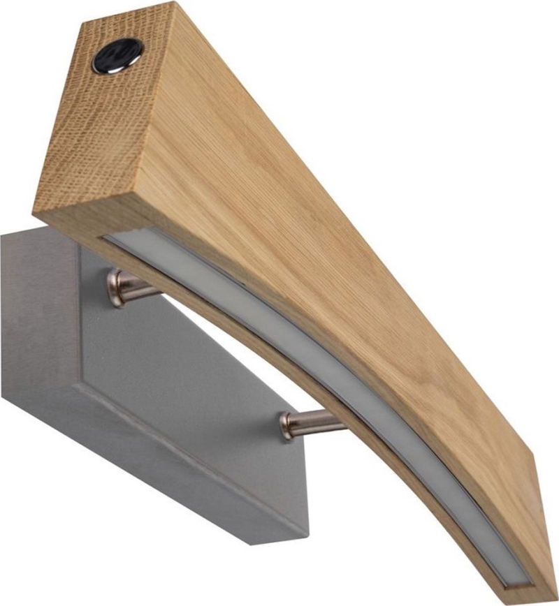 Dimbare LED wandverlichting ZIAD LED/6,5W/230V eiken