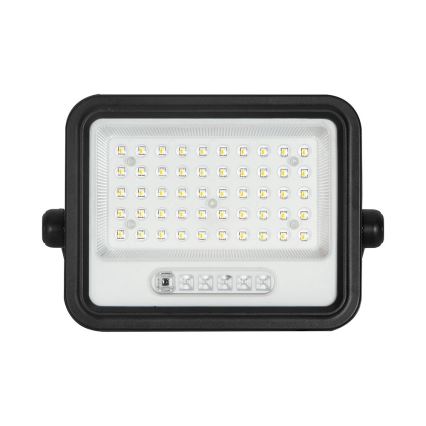 LED dimbare zonne-schijnwerper LED/100W/3,2V 2000-8000K IP65 5000 mAh zwart + afstandsbediening