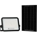 Dimbare LED-zonne-schijnwerper LED/200W/3,2V 2000-8000K IP65 10000 mAh zwart + afstandsbediening