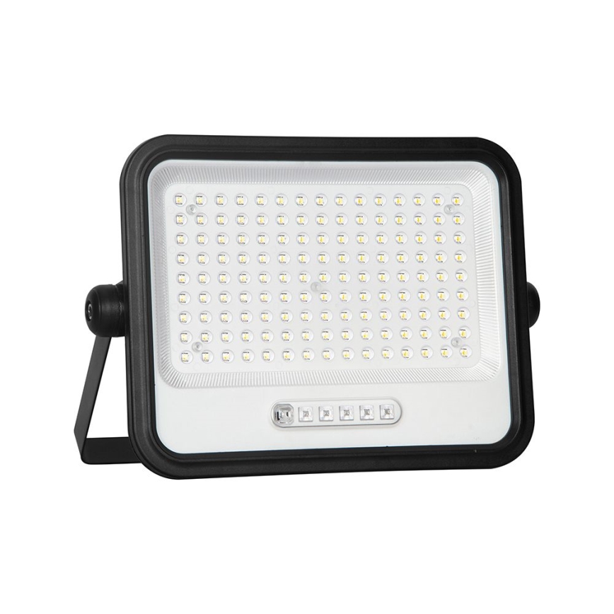 Dimbare zonne-LED-schijnwerper LED/300W/3,2V 2000-8000K IP65 15000 mAh zwart + afstandsbediening
