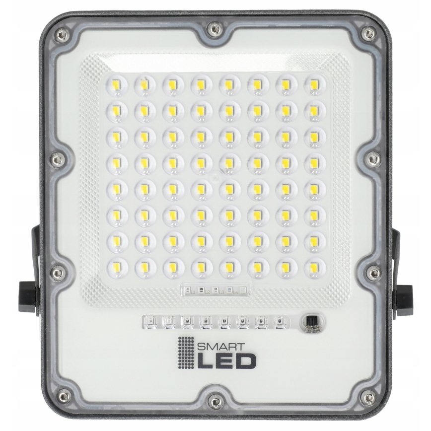 Dimbare LED-zonneschijnwerper LED/50W/3,2V 5000K 6000 mAh IP65 zwart + afstandsbediening