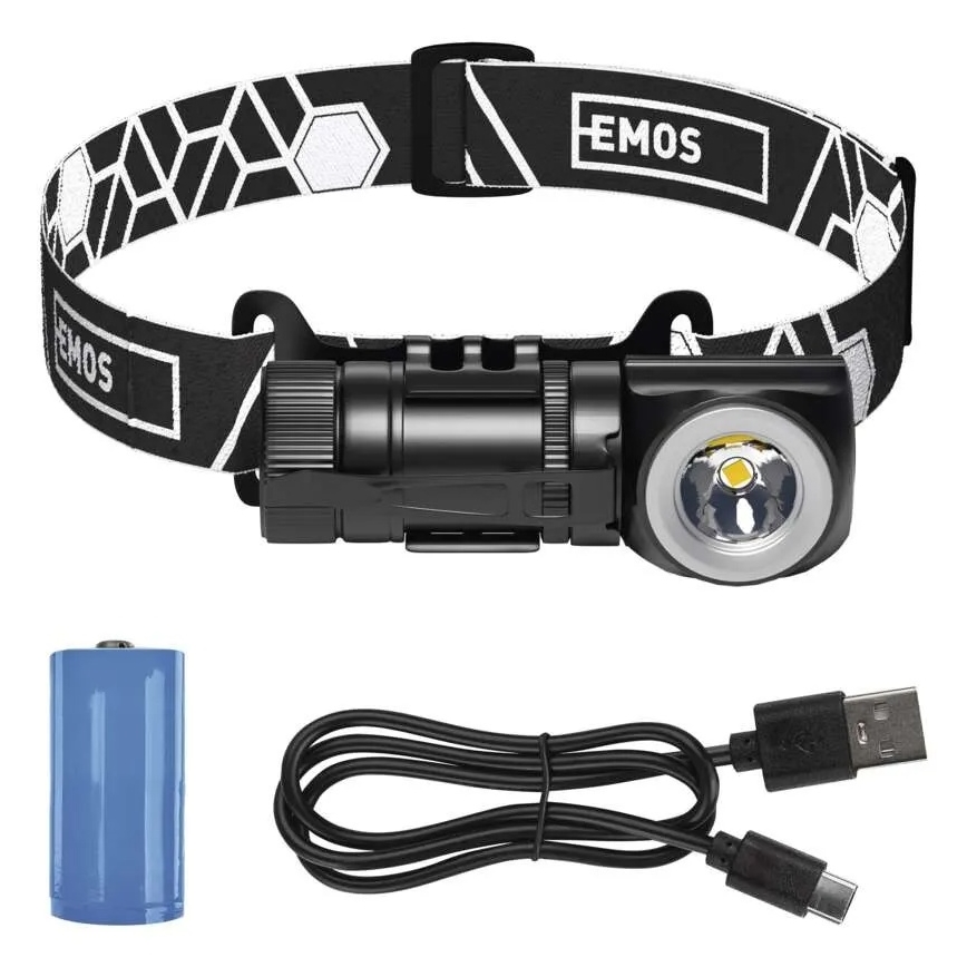 Dimbare oplaadbare hoofdlamp LED/800 mAh 3,7V