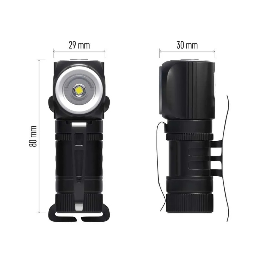 Dimbare oplaadbare hoofdlamp LED/800 mAh 3,7V