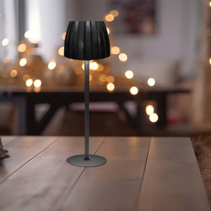 LED Dimbare Oplaadbare Touch Tafellamp LED/2,7W/5V 3000/4000/6000K 1800 mAh zwart