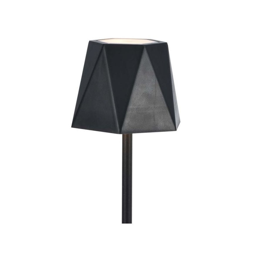 LED Dimbare Oplaadbare Touch Tafellamp LED/4W/5V 3000-6000K 1800 mAh Zwart