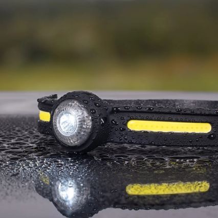 Dimbare oplaadbare LED-hoofdlamp met rood licht LED/5V IPX4 550 lm 600 mAh