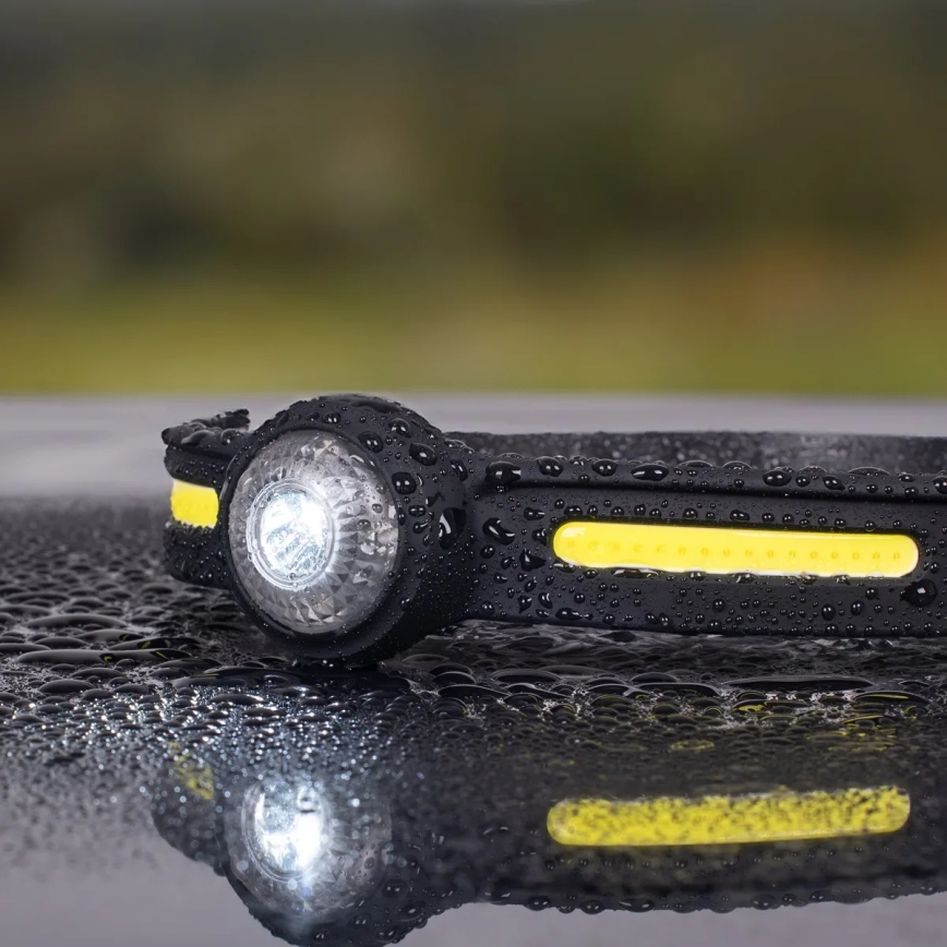 Dimbare oplaadbare LED-hoofdlamp met rood licht LED/5V IPX4 550 lm 600 mAh