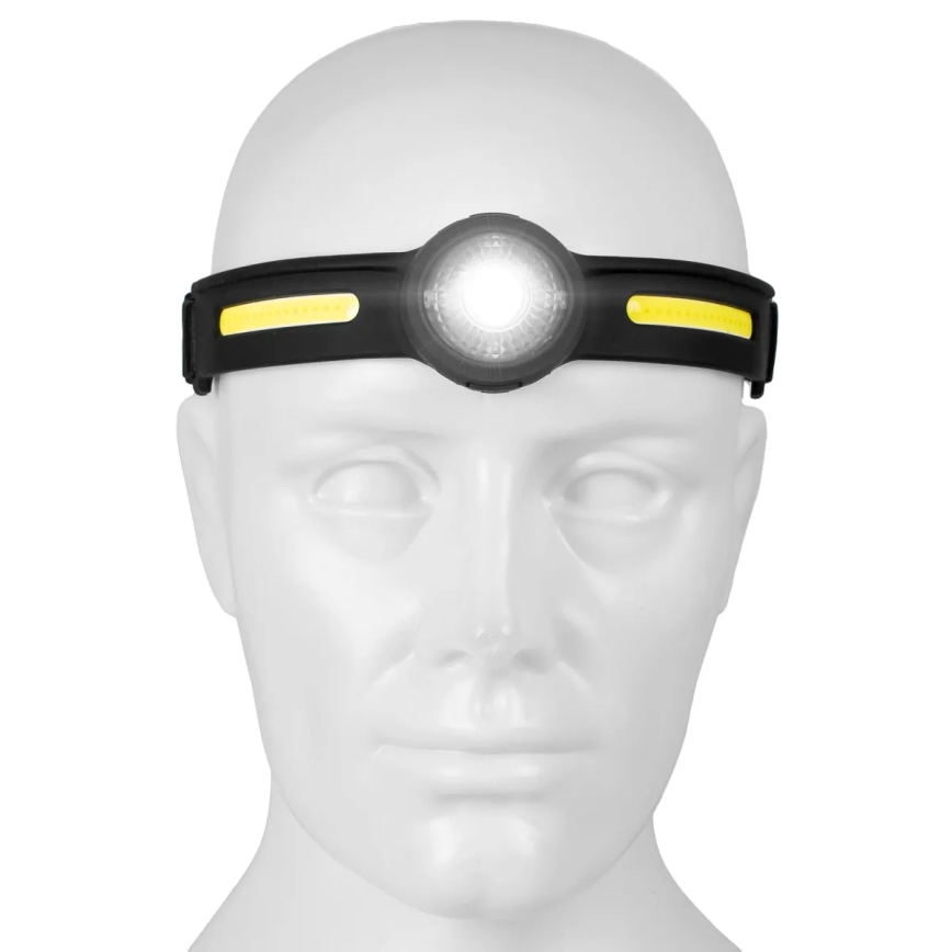 Dimbare oplaadbare LED-hoofdlamp met rood licht LED/5V IPX4 550 lm 600 mAh