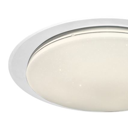 Dimbare LED-plafondlamp SONIC LED/35W/230V 3000-6000K pr. 45 cm wit + afstandsbediening