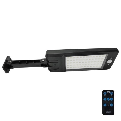 Proportioneel Verdeelstuk Voorbijganger Dimbare Solar LED Straat Lamp met Sensor LED/7W/7,4V + afstandsbediening |  Lumimania