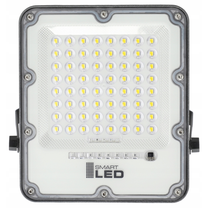 Dimbare LED-zonneschijnwerper LED/100W/3,2V 5000K 10500 mAh IP65 zwart + afstandsbediening
