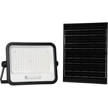 Dimbare zonne-LED-schijnwerper LED/300W/3,2V 2000-8000K IP65 15000 mAh zwart + afstandsbediening