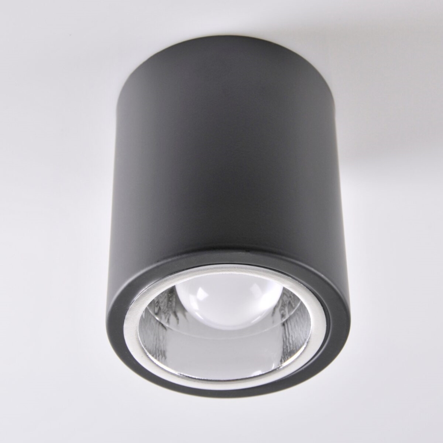 Dimmbare LED RGBW Spot JUPITER 1xE27/6,5W/230V 2700-6500K Wi-Fi Ø 9,8 cm zwart