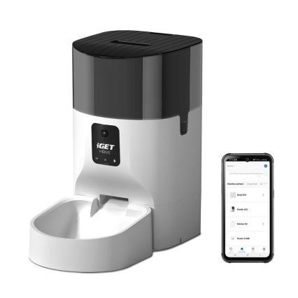 Distributeur automatique de nourriture avec micro et caméra 9l/230V Wi-Fi