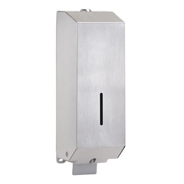 Distributeur de savon 10x32 cm inox/argenté