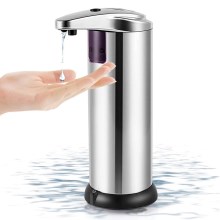 Distributeur de savon sans contact avec un capteur 4xAAA  acier inoxydable
