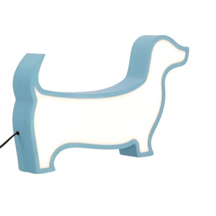 DOG LED Tafel Lampe 12W Blauw