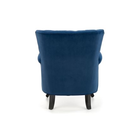 Donkerblauwe fauteuil CLARUS