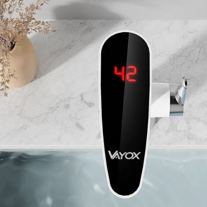Doorstroomwaterverwarmer met LED scherm 3000W/230V IPX4 wit