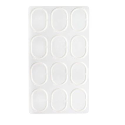Douche gordijn TORO EASY 178x199 cm wit/geel