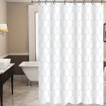 Douche rideau TORO EASY 178x199 cm blanc/gris