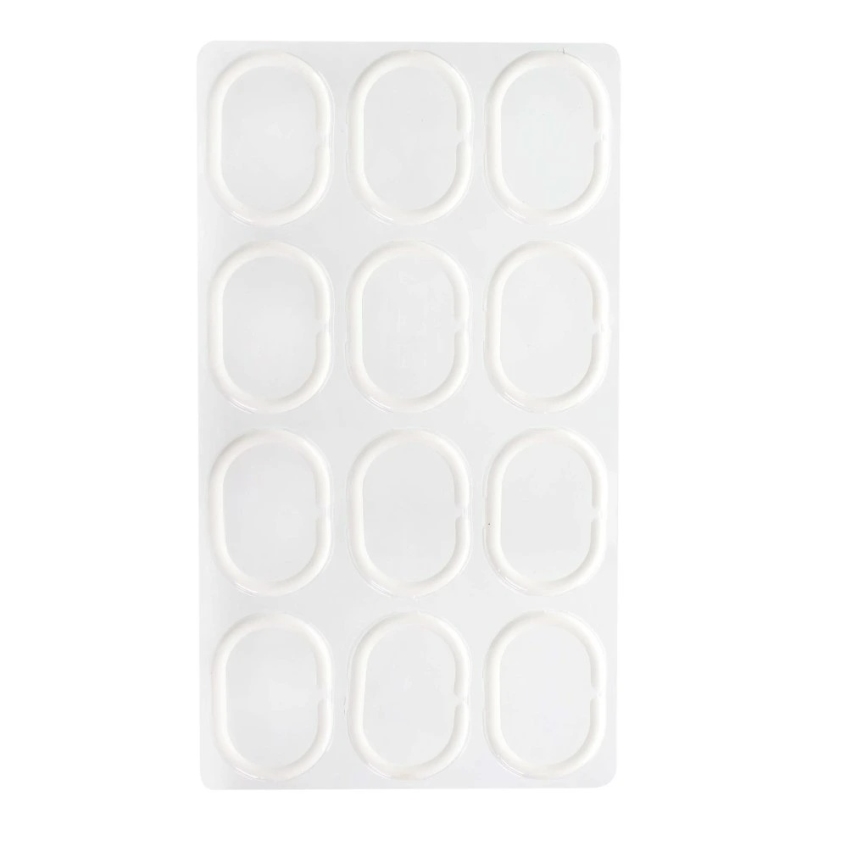 Douche rideau TORO EASY 178x199 cm blanc/gris