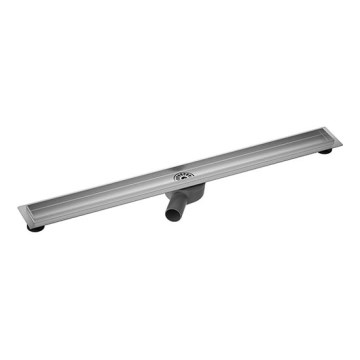 Douchegoot 104x8,1 cm zilver/grijs