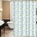 Douchegordijn TORO PREMIUM 178x199 cm blauw/groen