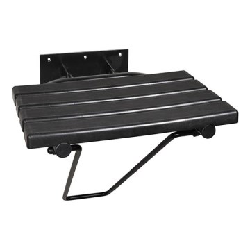 Douchezitje 44x46 cm zwart