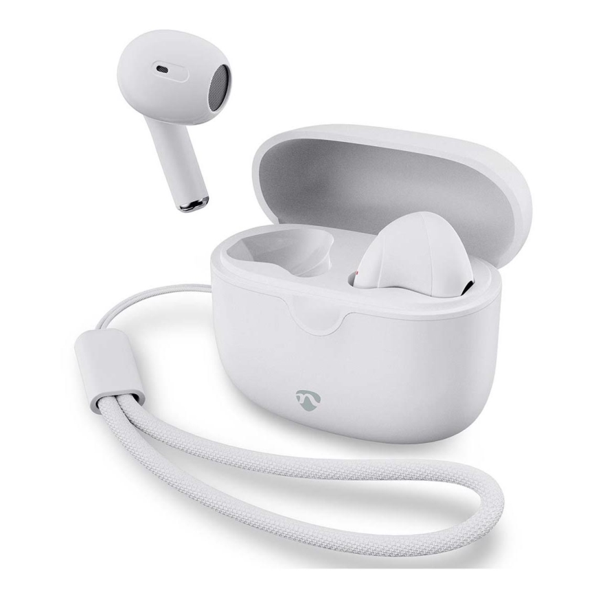 Draadloos earphones 250 mAh + 2x 30 mAh wit