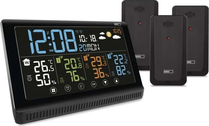 Draadloos weerstation 5V/3xAAA + 2xAAA