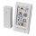 Draadloos weerstation met wekker 2xAAA + 2xAA wit