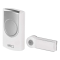 Draadloze deurbel 3xAA/1xCR2032 IP44 wit/zilver