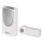 Draadloze deurbel 3xAA/1xCR2032 IP44 wit/zilver