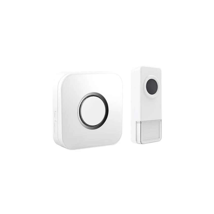 Draadloze deurbel 3xAAA/1xA23 IP55 wit