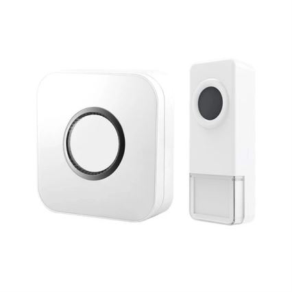 Draadloze deurbel 3xAAA/1xA23 IP55 wit