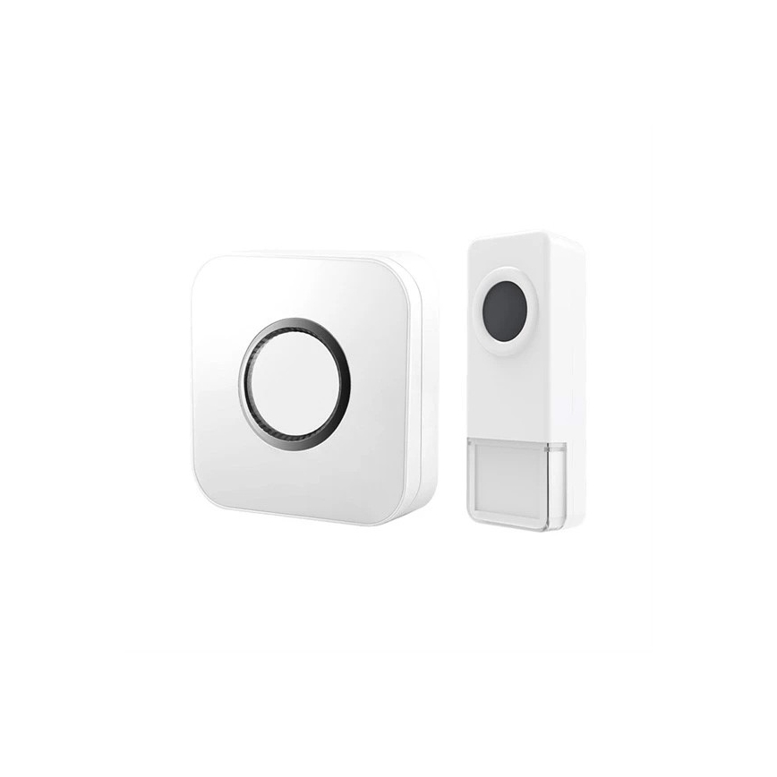 Draadloze deurbel 3xAAA/1xA23 IP55 wit