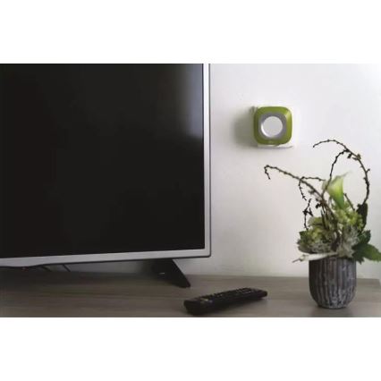 Draadloze deurbel met stekker 230V + 1xCR2032 IP44 groen