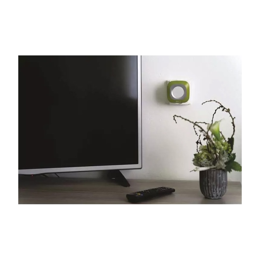 Draadloze deurbel met stekker 230V + 1xCR2032 IP44 groen