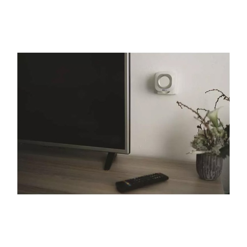 Draadloze deurbel met stekker 230V + 1xCR2032 IP44 wit
