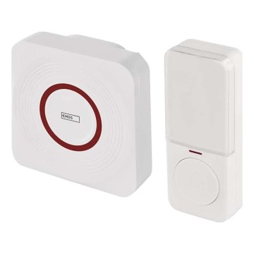 Draadloze deurbel voor in het stopcontact GoSmart 230V + 1xCR2032 wit Wi-Fi